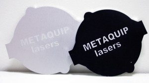 Gravure au laser sur aluminium anodisé
