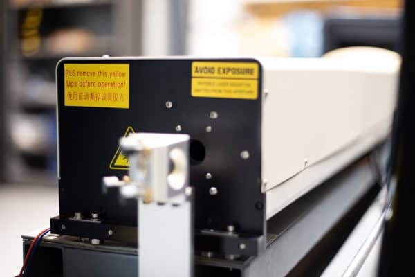 MQ1390C haute puissance CO2 Combi métal bois plastique laser cutter laser tube closeup