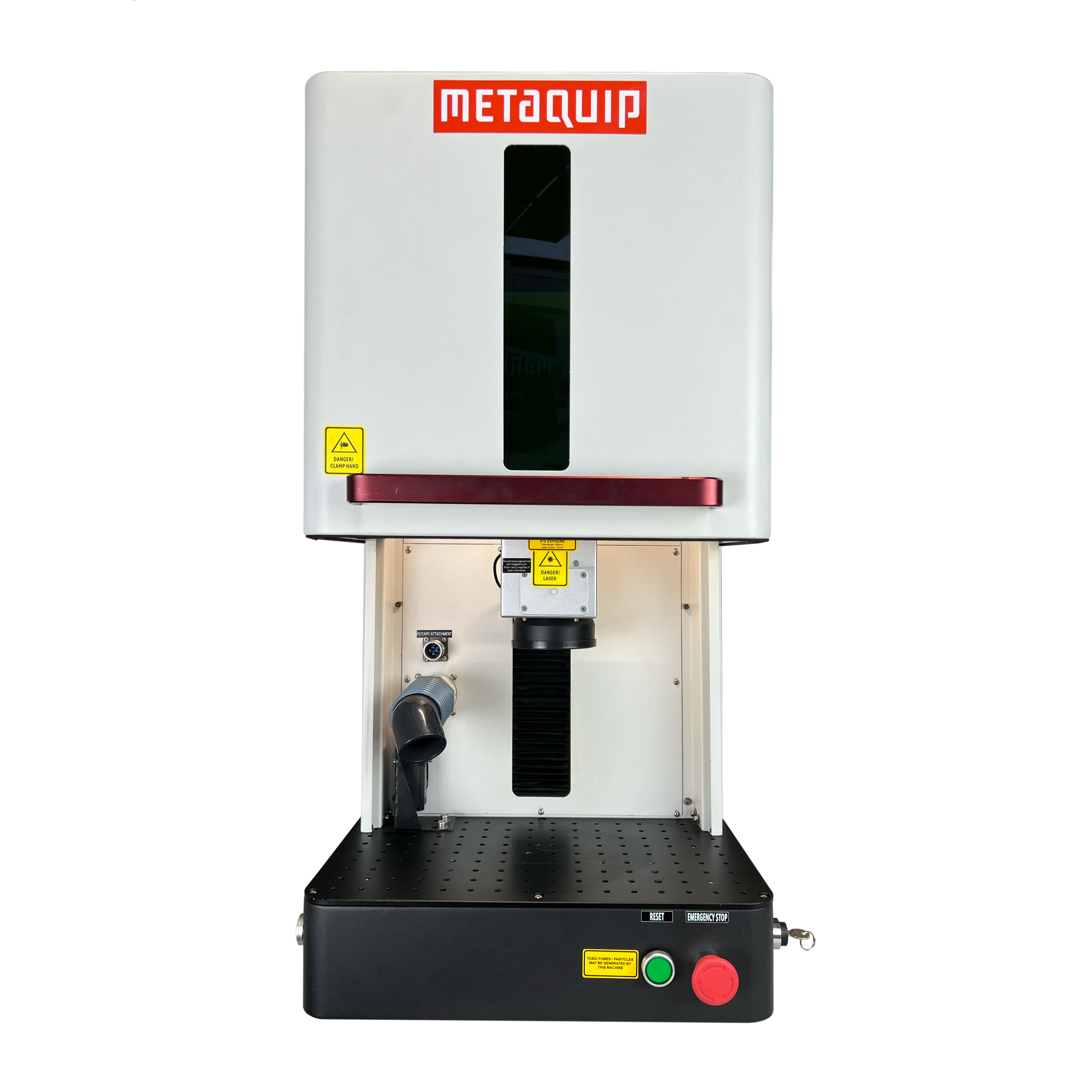 machine de gravure laser à fibre de bureau ouverte