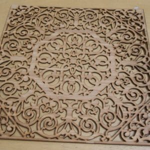 Coupe au laser pour le bois