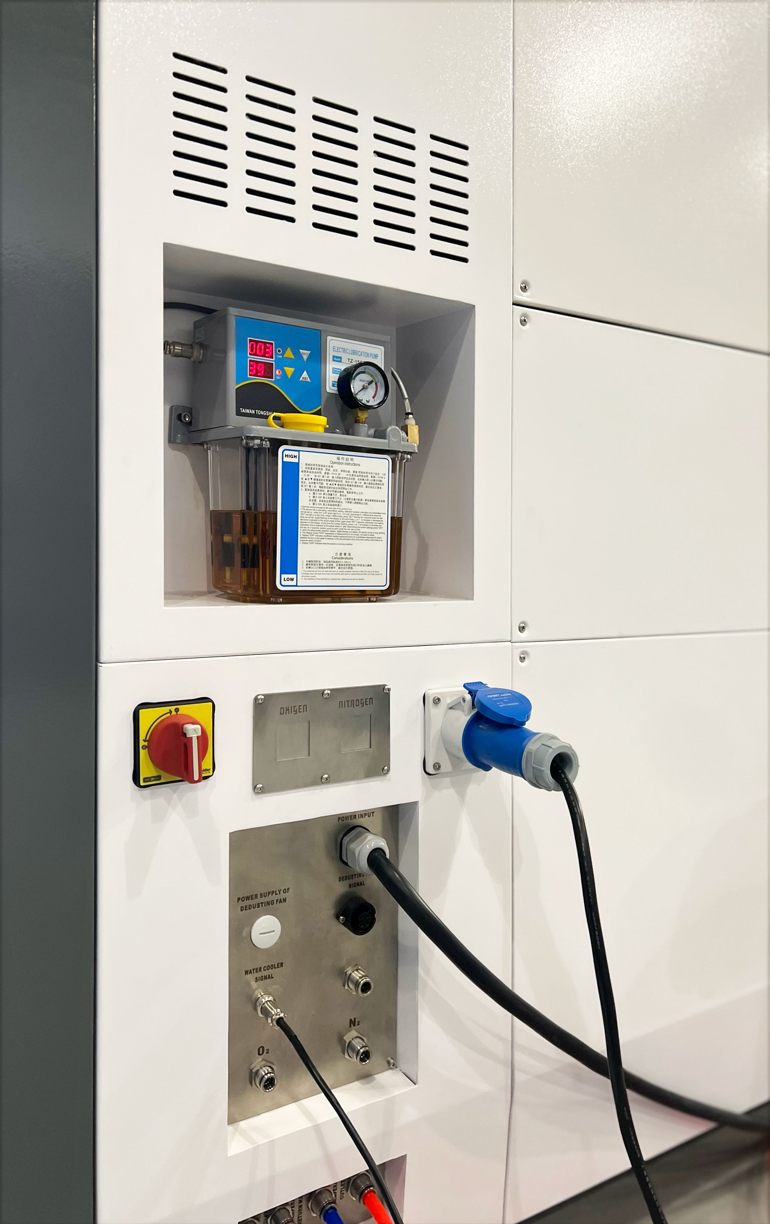 MQ FC6060 Coupeur laser fibre métal arrière avec lubrification