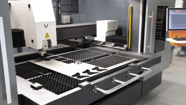 Plateau extensible de coupe laser en métal