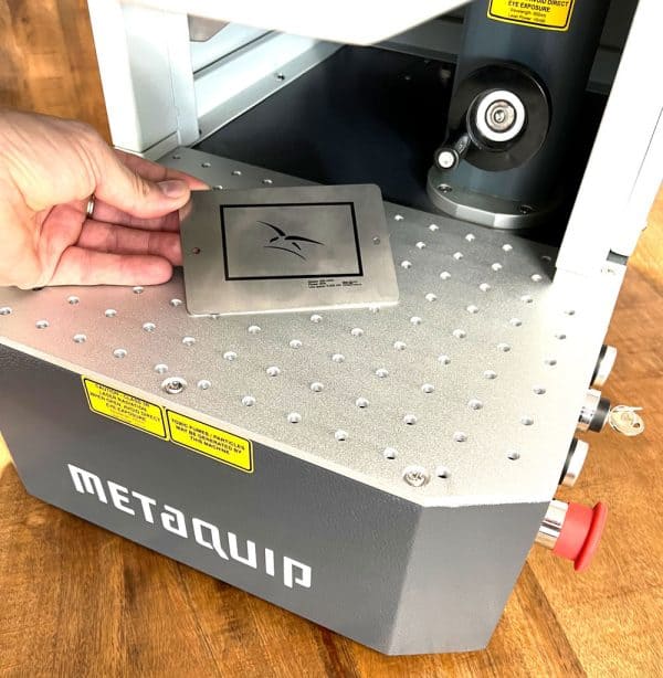 Pièce de machine de gravure laser à fibre